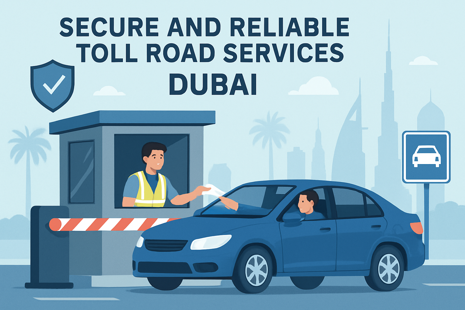 Secure and reliable toll road services in Dubai